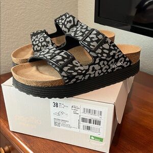 Papillio Birkenstock Leopard Print Sandals